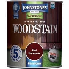 Johnstones Woodcare Indoor Woodstain Paint - 750ml Woodstain Red 0.75L