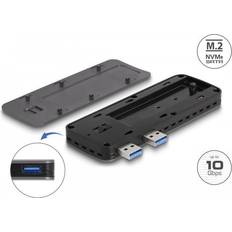Externa lagringschassin DeLock Ekstern Lagringspakning USB 3.2 Gen 2
