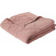 C’est Bon Hemtextil C’est Bon Plaid M/hørkvaster Gammel Filt Rosa