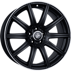 KT168018511245MBLP Fälg Rims Svart Polerad Kant