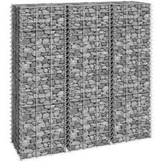 vidaXL Gabion Raised Beds 3-pcs 30x30x100cm