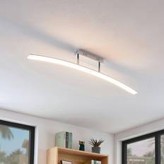 Lamper Lucande Lorian - bueformet LED-loftslampe Loftplafond