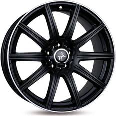 KT168018511230MBLP Fälg Rims Svart Polerad Kant
