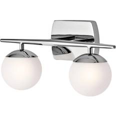 Kichler LED-badrumsvägglampa Jasper, 2 Väggarmatur