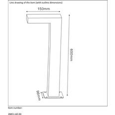 Lucide Texas Anthracite Bollard