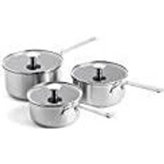 KitchenAid Sæt KitchenAid Non-Stick Kastruller 3-delar Borstat med låg
