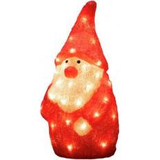 Rød - Udendørsbelysning Julebelysning Konstsmide Tomte Akryl 38 cm 40 Led Julelampe