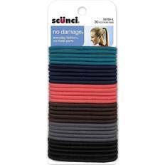 Scunci No Damage Effortless Beauty Large Multicolor Elastics, 30-Count