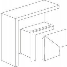 Schneider Electric Fladvinkel TAS LSU110X72 hvid