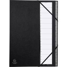 Grey Binders & Folders Exacompta 25.3 Rigid Expanding multipart File, 225 g, 1-12