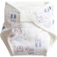 Tygblöjor Vimse All-in-One Diaper White Teddy