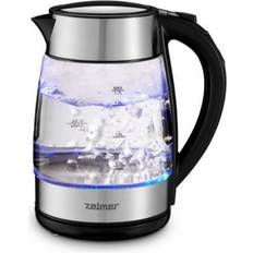 Zelmer ZCK8026 Tetera Eléctrica 1.7 L 2200 W Negro Transparente