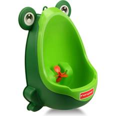 Green Toilet Trainers Potty Training Urinal for Baby Boys with Funny Aiming Target