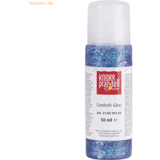 Blau Glitzerkleber Knorr Prandell Glitterlim med Konfetti Blå Stjärnor 50 ml