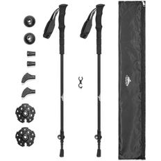 Cascade Mountain Tech Ultralight Carbon Fiber EVA Grip Hiking Trekking Poles