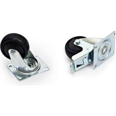 Triton Castor Set 2x2x Brake Max Bearing 800kg Accesorio Para Rack