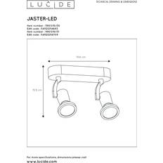 E Spotlights Lucide Jaster 2 x 5W 2700K