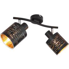 Golden Spotlights Globo Lighting Tunno Deckenstrahler schwarz Spotlight