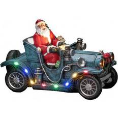 Batteridrevede - Sort Julelamper Konstsmide B/O Tomte Julelampe