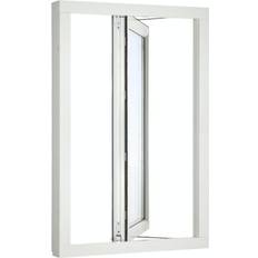 Högerhängda Sideswing-fönster Traryd Fönster Optimal Aluminium Sideswing 2-glasfönster Bredd 80cm