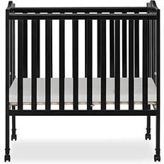 Gold Bassinets Dream On Me Lightweight 2-in-1 Folding Portable Mini Crib Black