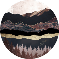 Rød Billeder Malerifabrikken Autumn Mountains 2 Billede