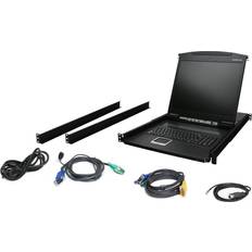 Conmutadores KVM IOGEAR GCL1916 16-Port 19" LCD Combo KVM Switch