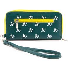 Eagles Wings Oakland Athletics Zip-Around Wristlet