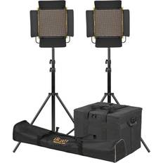 Lighting & Studio Equipment Ikan Ikan iKan Onyx OYB10 1 x 1 Bi-Color 2-Point LED Light Kit