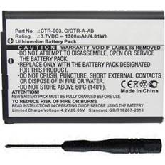 Nintendo 3ds console Replacement CTR-003 C/CTR-A-AB Battery for Nintendo 3DS N3DS CTR-001 MIN-CTR-001 Gaming Console with Installation Tool