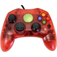 Gaming Accessories Replacement Controller for XBox Original - Red Transparent - Devices