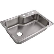 Silver Kitchen Sinks Design House 110593 33" Drop