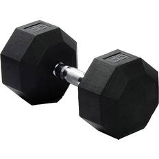 SPRI Deluxe 6-Sided Rubber Dumbbell 16kg