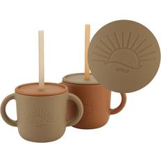 Cups w/lids 2pcs