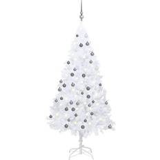 Orange Juletræer vidaXL LEDs&Ball Set Juletræ 120cm