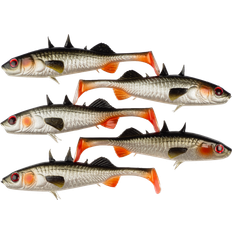 5 Fiskedrag Westin Stanley the Stickleback Shadtail 9cm Lively Roach 5-pack