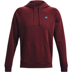 Under Armour Men's Rival Fleece Hoodie - Chestnut Red/Onyx White