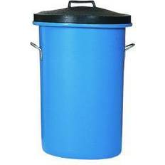 Heavy Duty Cylindrical Storage Bin With Lid Blue 311962