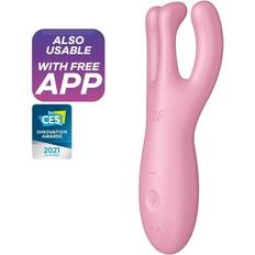 210th SATISFYER THREESOME 4 VIBRATOR PINK