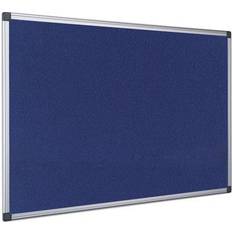 Bi-Office Earth-It Executive Grey Felt Noticeboard