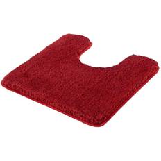 Alfombras Antideslizantes para Bañera Kleine Wolke Alfombra Para Inodoro Relax Rojo Rubí 55x55 cm