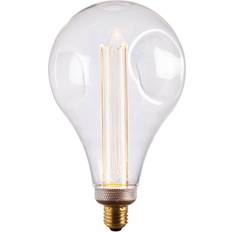 Light Bulbs VINTAGE LED Filament Light Bulb CLEAR GLASS E27 Screw 2.5W XL 243mm Dimple Lamp