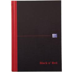 Black n' red notebook Oxford Black n' Red A5 Hardback Casebound Notebook, Ruled with A-Z