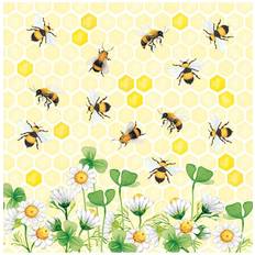 Ambiente Ambiente 3 Ply Paper Napkins, Bees Joy