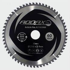 Addax 5Â° Circular Saw Blade 216 x 30 (60 Teeth) (1 Pack)