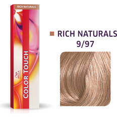 Wella color touch light blonde Wella Professionals Semi-permanent colours Color Touch No. 9/97 Very Light Blonde Cendre