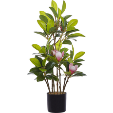 Beliani Decorative Items Beliani Potted for Use Black Artificial Plant