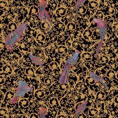Profhome 370531-GU Exclusive wallpaper shimmering gold black 7.035 m2 (75 ft2)