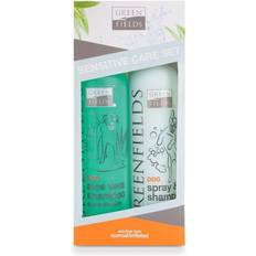 Kæledyr Greenfields skånsomt plejesæt hundeshampoo spray 2x250