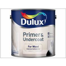 White paint for wood Dulux Quick Dry Wood Primer/ Undercoat Wall Paint White 2.5L